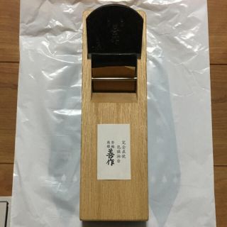 鉋　本職用　善作　70mm 白樫包　(その他)