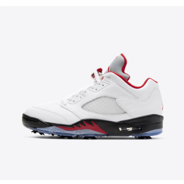 NIKE AIR JORDAN 5 LOW GOLF "FIRE RED"