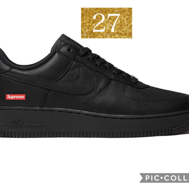 supreme air force1 シュプリーム エアフォース1 ブラック