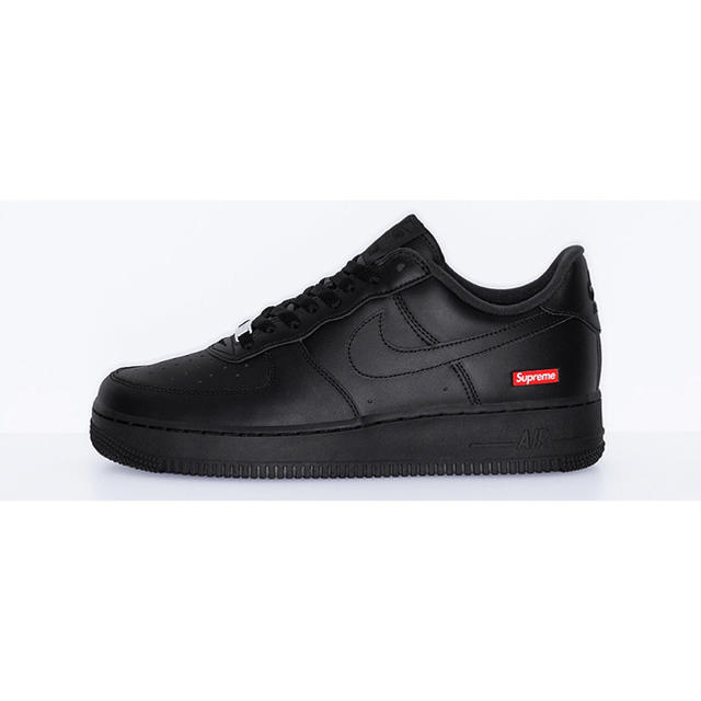 supreme Air force1 黒 28.0