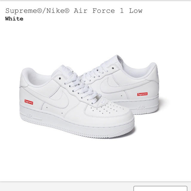 28.5 Supreme®/Nike® Air Force 1メンズ