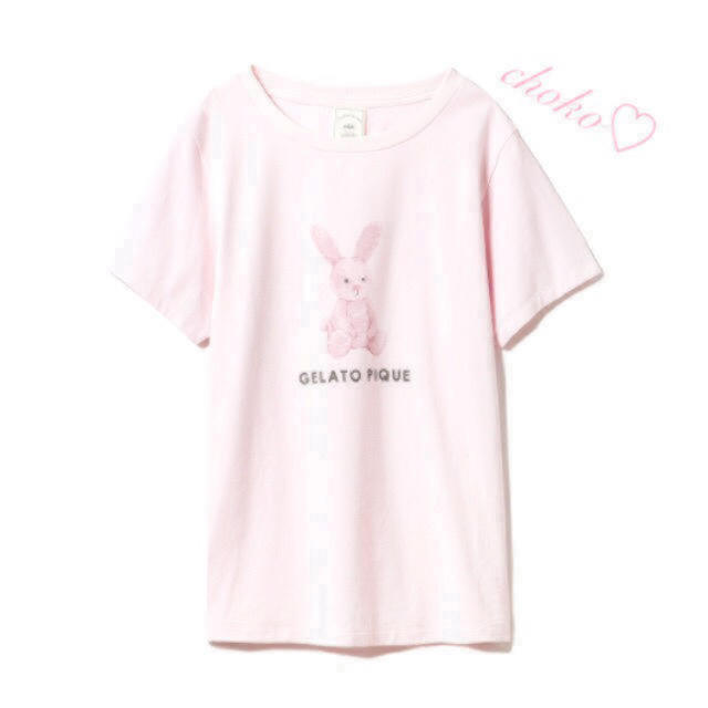 新品♡完売レア♡ジェラートピケ アニマルワンポイントTシャツ うさぎ