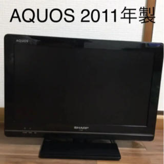 アクオス(AQUOS)のラストお値下げ！シャープ 19V型 AQUOS LC-19K5-B2011年式(テレビ)