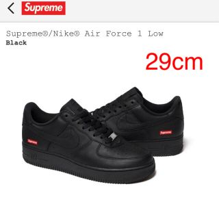 シュプリーム(Supreme)の新品 29cm Supreme NIKE air force 1 Black(スニーカー)