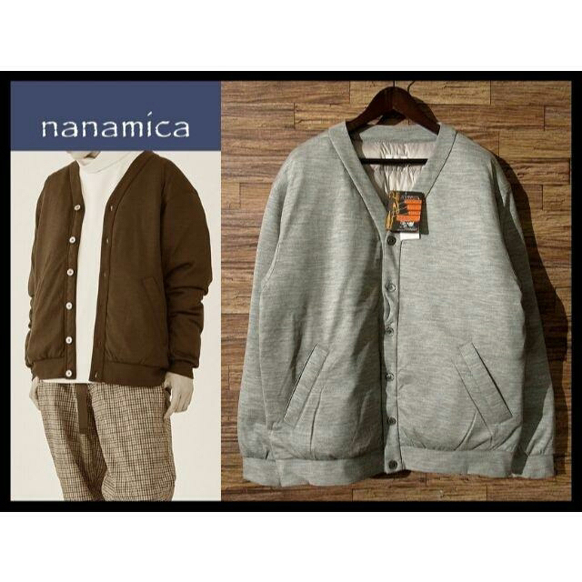 nanamica(ナナミカ)の新品 定価4.6万 ナナミカ 19AW 高機能 光電子 ダウン カーディガン L メンズのトップス(カーディガン)の商品写真