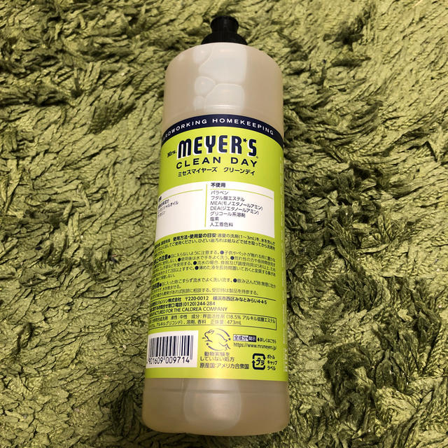 Mrs MEYER'S CLEAN DAY ミセスマイヤーズ　クリーンデイ インテリア/住まい/日用品の日用品/生活雑貨/旅行(洗剤/柔軟剤)の商品写真