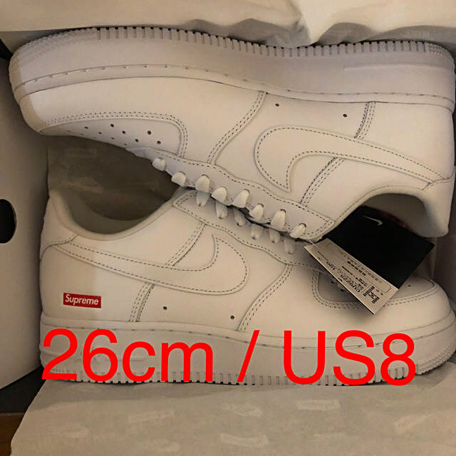 Supreme(シュプリーム)のNike Air Force 1 Low Supreme 26.0cm メンズの靴/シューズ(スニーカー)の商品写真