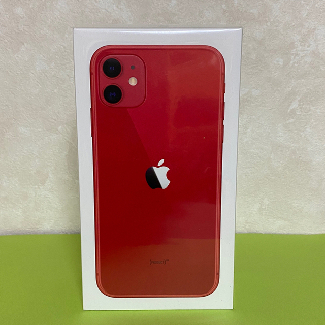 値下げ【新品/未使用/未開封】iPhone11 64GB レッド SIMフリー