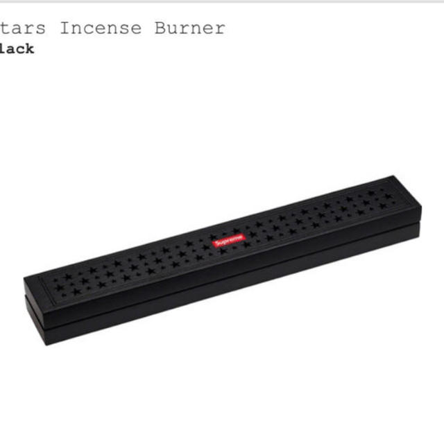 20ss  Supreme Stars Incense Burne black