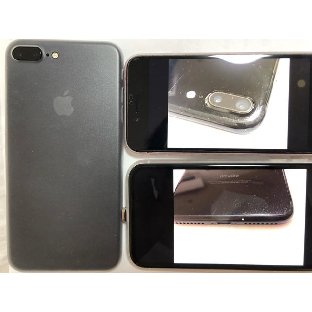 iPhone(アイフォーン)のapple iphone 7 plus 128gb simフリー ケース付き スマホ/家電/カメラのスマートフォン/携帯電話(スマートフォン本体)の商品写真
