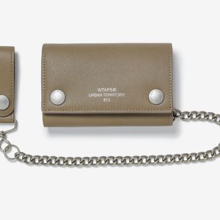 ダブルタップス(W)taps)の新品 WTAPS CREAM WALLET SYNTHETIC LEATHER(折り財布)