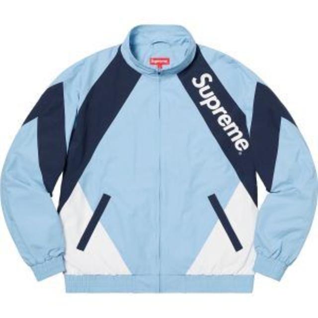 Paneled Track Jacket  Light Blue  Ⅿ