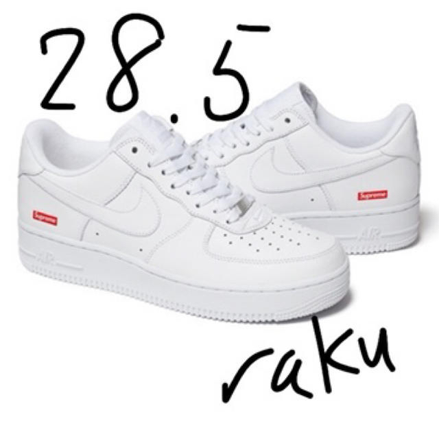 Supreme(シュプリーム)のSupreme NIKE Air Force 1 白28.5センチ ナイキ  メンズの靴/シューズ(スニーカー)の商品写真