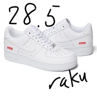 シュプリーム(Supreme)のSupreme NIKE Air Force 1 白28.5センチ ナイキ (スニーカー)