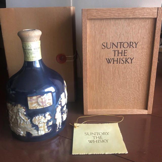 空き瓶　サントリー ザ ウイスキー　SUNTORY     THE WHISKY