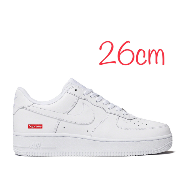 Supreme NIKE AIR FORCE 1 LOW White 26cm