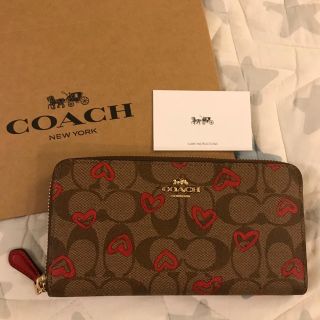 COACH - 【新品・未使用】ハート柄 COACH コーチ 長財布の通販 by ...