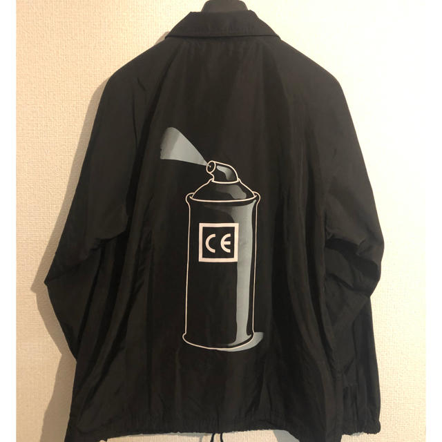 C.E シーイー UBIK スプレー缶 バックプリント コーチジャケット