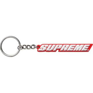 シュプリーム(Supreme)のSupreme 18ss Bevel Logo Keychain Red(キーホルダー)