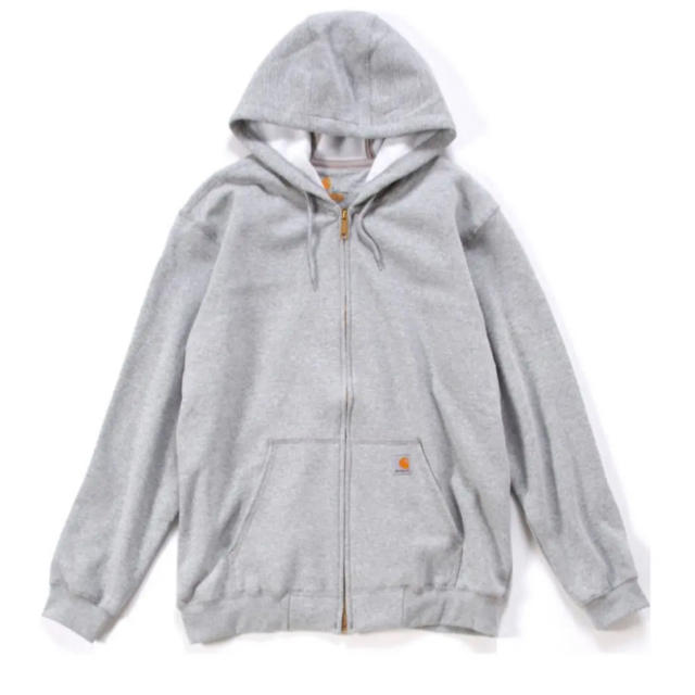 carhartt(カーハート)の新品　カーハート　ジップパーカー　US企画　グレー　メンズ　サイズM メンズのトップス(パーカー)の商品写真