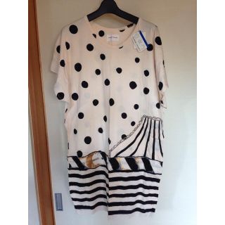 ツモリチサト(TSUMORI CHISATO)のツモリチサト ドットTシャツワンピ(Tシャツ(長袖/七分))