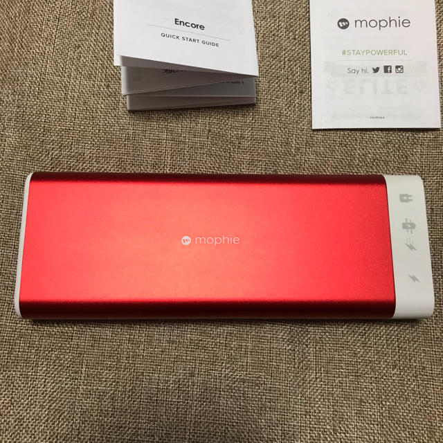 Supreme(シュプリーム)のシュプリーム モバイルバッテリー20K スマホ/家電/カメラのスマートフォン/携帯電話(バッテリー/充電器)の商品写真