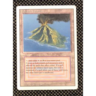 マジックザギャザリング(マジック：ザ・ギャザリング)のMTG Volcanic Island ボルカニックアイランド　英版(シングルカード)