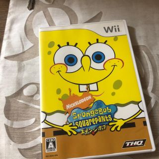 ウィー(Wii)のスポンジボブ　wii ソフト　(家庭用ゲームソフト)