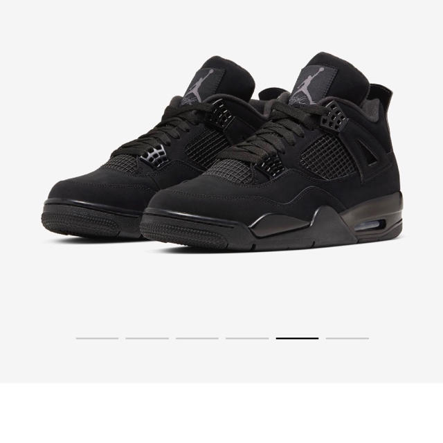 NIKE - AIR JORDAN 4 Black Cat 27.5 cm NIKE AJ4の通販 by NIKE - AIR JORDAN 4 Black Cat 27.5 cm NIKE AJ4の通販 by