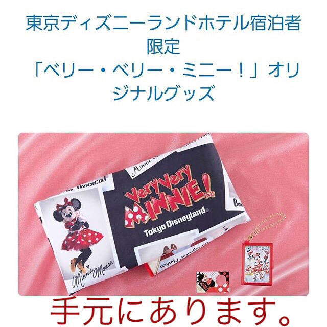 ディズニーランドホテル宿泊者限定オリジナルグッズ