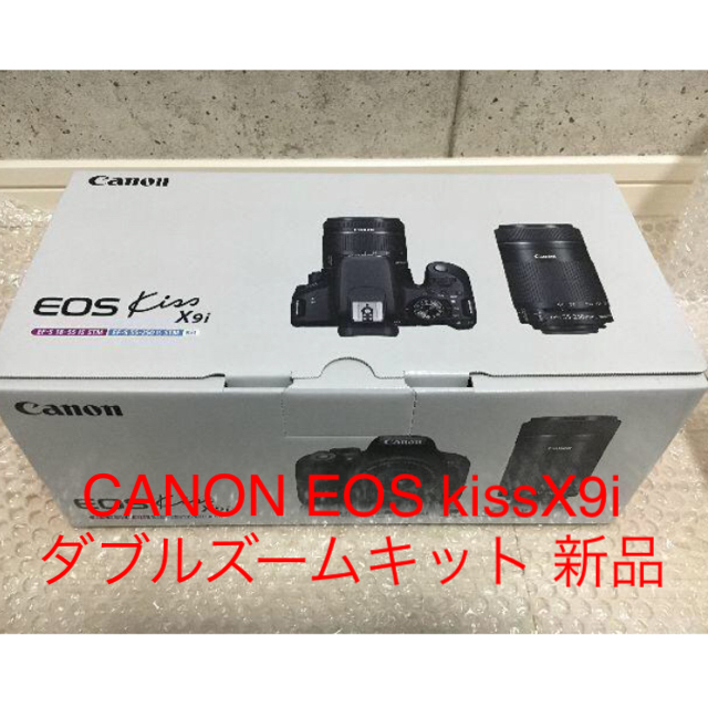 CANON EOS kissX9i ダブルズームキット 新品カメラ