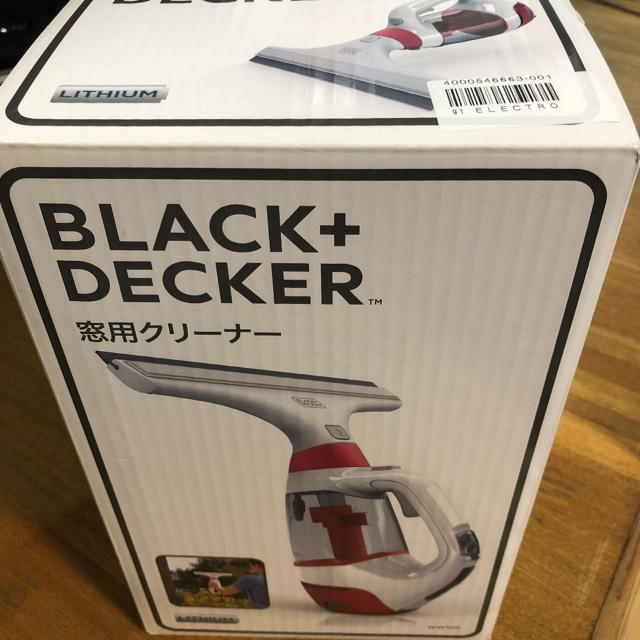 BLACK+DECKER ブラックアンドデッカー 窓用クリーナー WW100