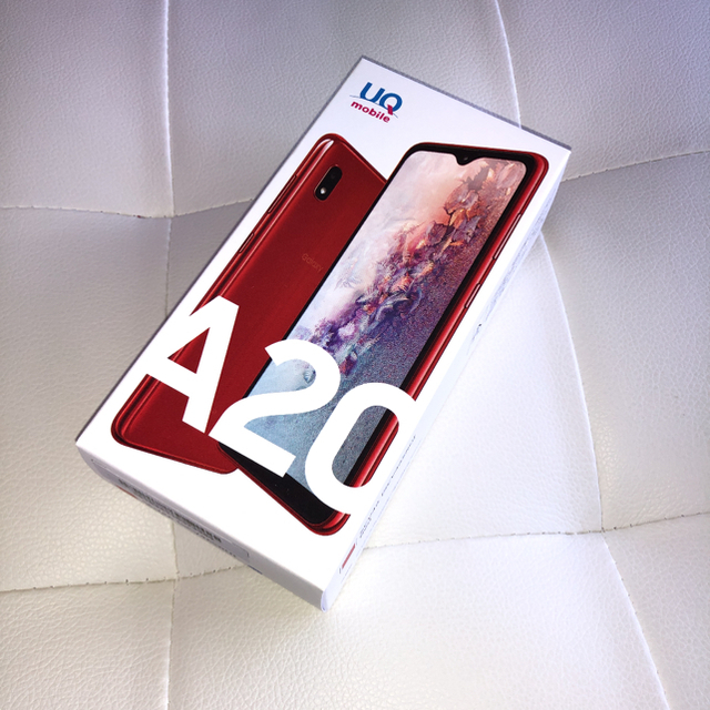 Galaxy A20 レッド 32 GB UQ mobile SIMフリー