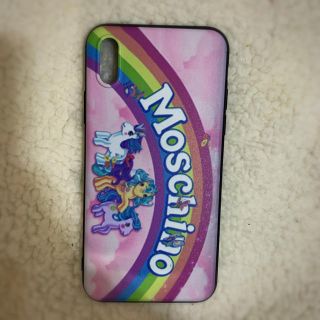 モスキーノ(MOSCHINO)のMoschino パロディ　iPhoneケース(iPhoneケース)