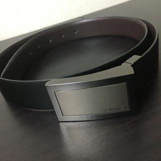 カルバンクライン(Calvin Klein)の【新品】Calvin Klein 黒/茶リバーシブルベルト(ベルト)