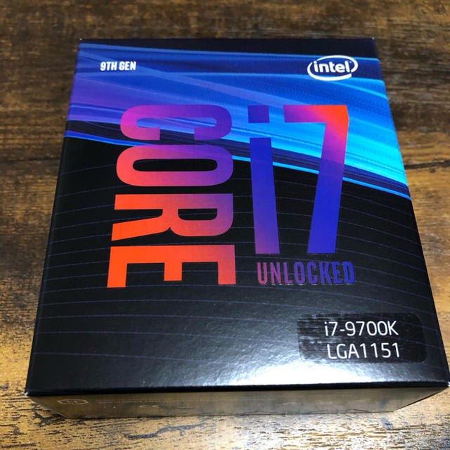 スマホ/家電/カメラ新品 未開封 Intel core i7-9700K CPU