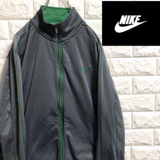 ナイキ(NIKE)の＊90s＊NIKE＊ナイキ＊トラックジャケット＊ジャージ＊刺繍ロゴ＊Lサイズ＊(ジャージ)