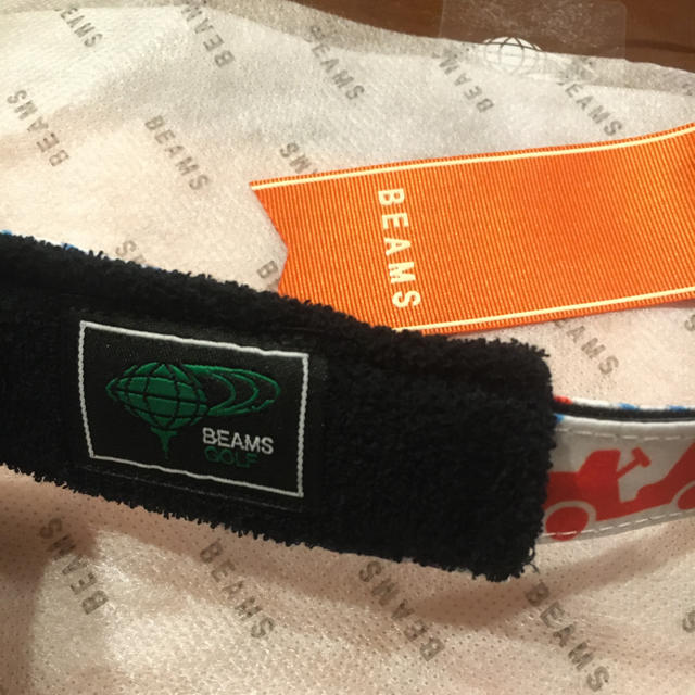 BEAMS(ビームス)のBEAMS GOLF ビームス   ゴルフ　マルチカラーサンバイザー　キャップ スポーツ/アウトドアのゴルフ(ウエア)の商品写真