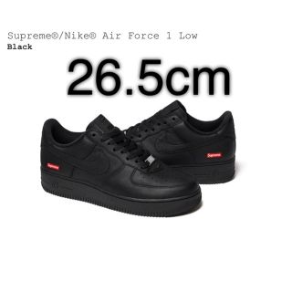 シュプリーム(Supreme)の26.5cm / Supreme Nike Air Force 1 Low 黒(スニーカー)