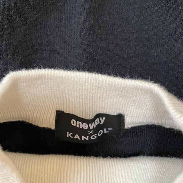 KANGOL(カンゴール)のKANGOL バイカラーニット レディースのトップス(ニット/セーター)の商品写真