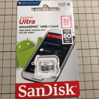 サンディスク(SanDisk)のマイクロSDカード 32GB(その他)