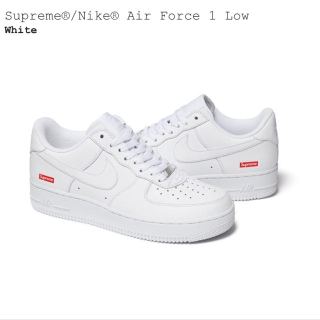 Supreme(シュプリーム)のSupreme Nike Air Force 1 Low 26.5 white メンズの靴/シューズ(スニーカー)の商品写真