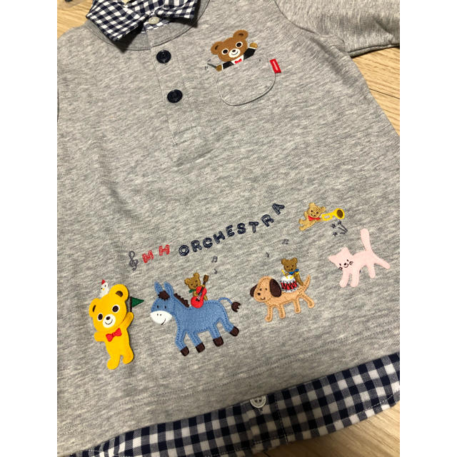 神流様　ミキハウス 新品トレーナー　110 キッズ/ベビー/マタニティのキッズ服男の子用(90cm~)(その他)の商品写真