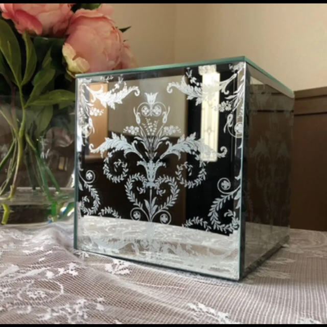 ローラアシュレイ ジョゼッテ ミラーティッシュケース - ティッシュ ローラアシュレイ ジョゼッテ ミラーティッシュケース - ティッシュ