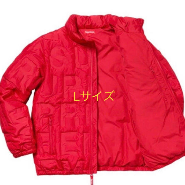 supreme bonded logo puffy jacket Lメンズ