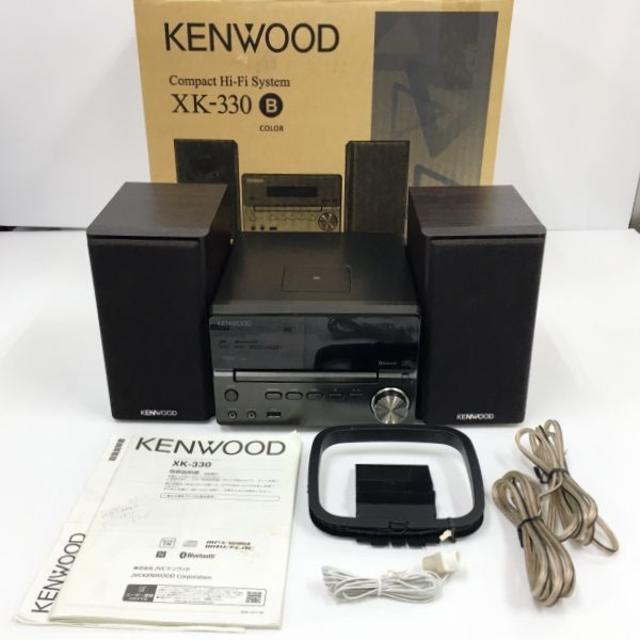 【後払い手数料無料】 KENWOOD - KENWOOD ハイレゾCDコンポ XK-330 Bluetooth/USB スピーカー