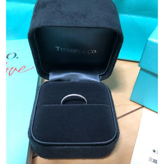 ティファニー(Tiffany & Co.)の【専用】ティファニー　プラチナダイア　新品未使用　定価35万円(リング(指輪))