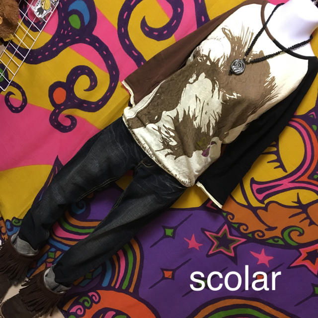 ScoLar(スカラー)のスカラー◆ラグランロンT 36-17 レディースのトップス(Tシャツ(長袖/七分))の商品写真