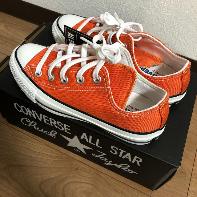 CONVERSE(コンバース)のコンバース 100周年記念 カラーズ OX オールスター オレンジ レディースの靴/シューズ(スニーカー)の商品写真