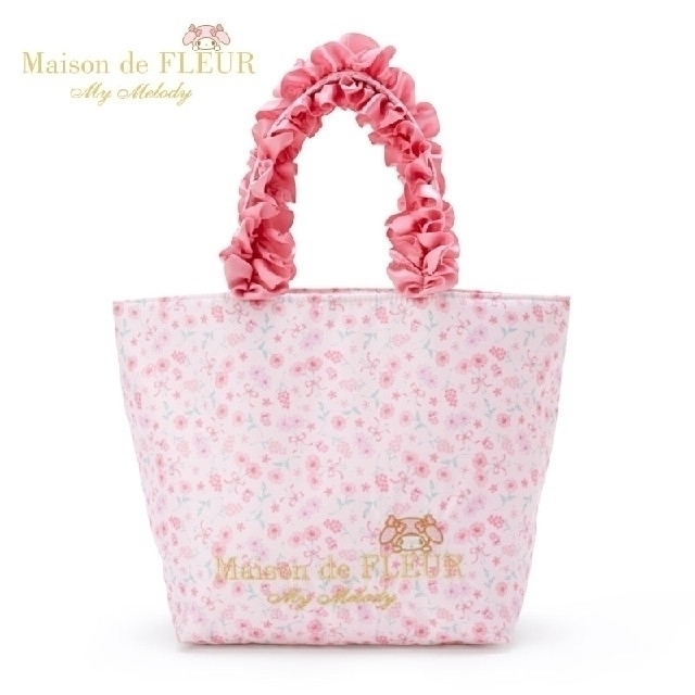 Maison de FLEUR(メゾンドフルール)の完売 新品 マイメロディ Maison de FLEUR 手提げバッグ レディースのバッグ(トートバッグ)の商品写真